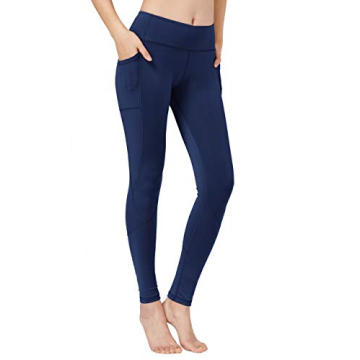 Keolorn High Waist Yoga Pants with Pockets - Perfect for Workouts