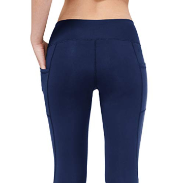 Keolorn High Waist Yoga Pants with Pockets - Perfect for Workouts