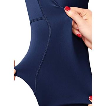 Keolorn High Waist Yoga Pants with Pockets - Perfect for Workouts