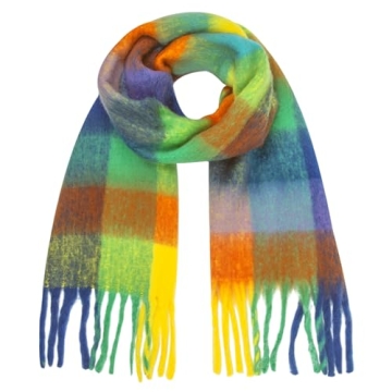 BLATIAL Women's Colorful Winter Scarf - Soft & Warm