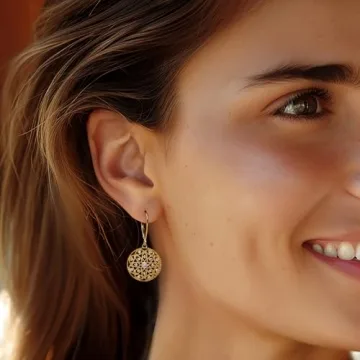 Ross-Simons 0.10 ct. t.w. Diamond Earrings in Gold