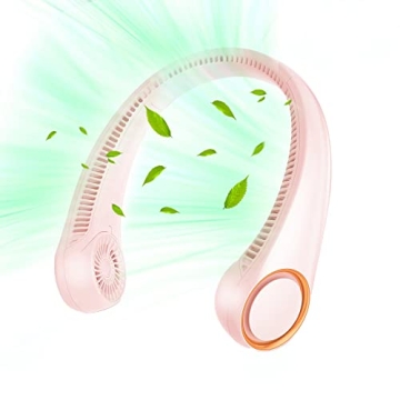 Portable Neck Fan - Hands-Free, 360° Cooling Personal Fan for All Ages