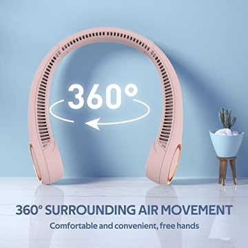 Portable Neck Fan for Comfortable Summer Cooling