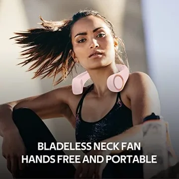 Portable Neck Fan for Comfortable Summer Cooling