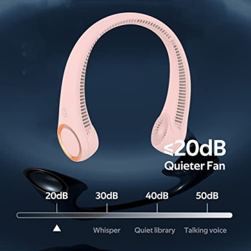 Portable Neck Fan for Comfortable Summer Cooling