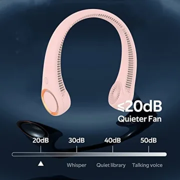 Portable Neck Fan for Comfortable Summer Cooling