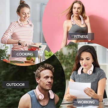 Portable Neck Fan for Comfortable Summer Cooling