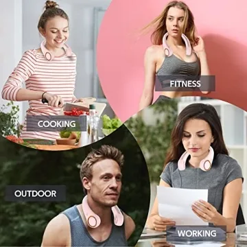 Portable Neck Fan for Comfortable Summer Cooling