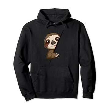 Sloth Lover Pullover Hoodie for Kids Girls Boys Youth - Cozy Design