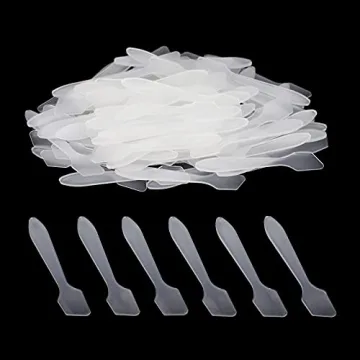 G2PLUS 100 PCS Makeup Frosted Tip Spatula