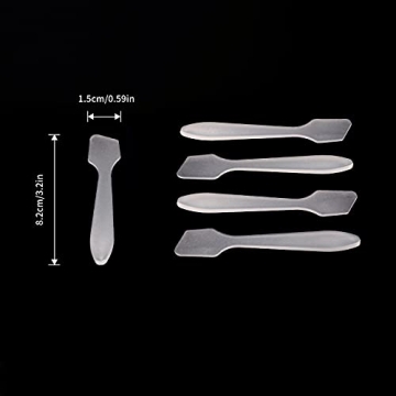 G2PLUS 100 PCS Makeup Frosted Tip Spatula