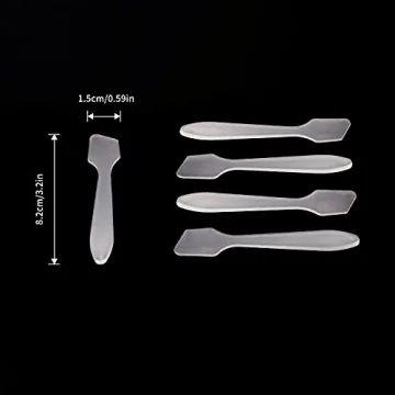 G2PLUS 100 PCS Makeup Frosted Tip Spatula
