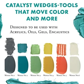 Princeton Catalyst Wedge Art Tool for Texturizing Paint