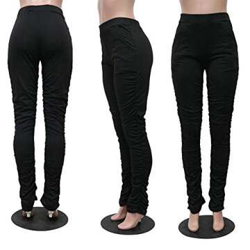 Womens Ripped Workout Active Pants for Stylish Fitness
