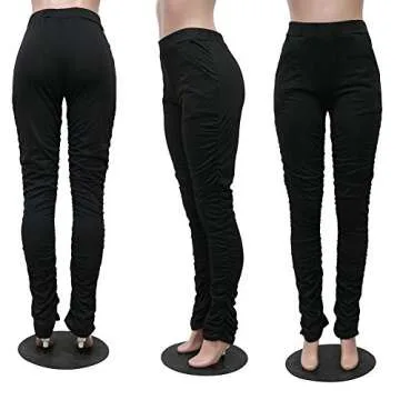 Womens Ripped Workout Active Pants for Stylish Fitness