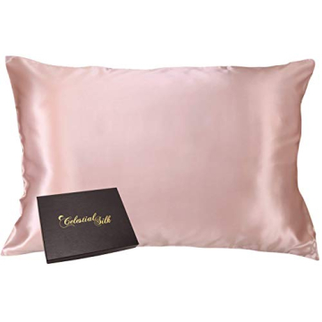Celestial Silk 100% Pure Mulberry Silk Pillowcase Premium 25 Momme for Hair and Skin, Hypoallergenic...