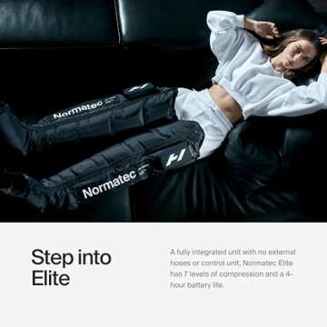 Hyperice Normatec Elite - Standard Size Cordless Recovery System with Patented Dynamic Compression M...