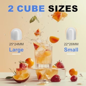 NEWBULIG Portable Ice Makers - 9 Bullet Cubes in 6 Mins for Camping