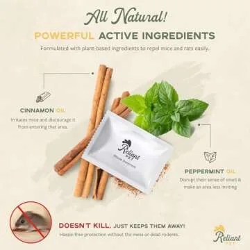 Effective Mouse Repellent Pouches Made in USA for All Areas