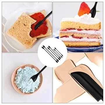 Mini Silicone Spatula Set for Versatile Cooking and Beauty