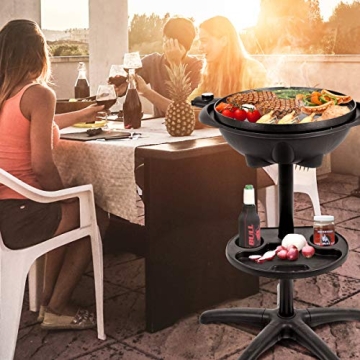 Giantex Electric Grill Indoor Outdoor - Compact Non-stick BBQ Grill