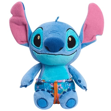 Disney’s Lilo & Stitch 7.5 Inch Stitch Plushie Stuffed Animal, Topical Theme, Alien, Kids Toys for...