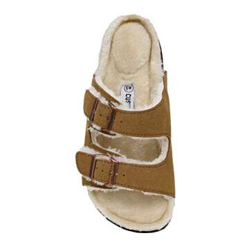 CUSHIONAIRE Lane Cork Sandals for Women - Comfort & Style