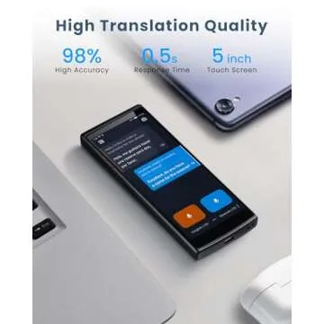 iFLYTEK Language Translator Device, Face-to-Face Bidirection Simultaneous Translation, 60 Languages ...