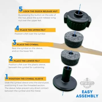 Cymbal Replacement Accessories Set - 25 Pieces