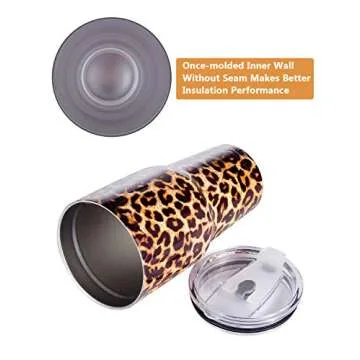 DYNAMIC SE Leopard Tumbler 30oz Insulated Travel Mug