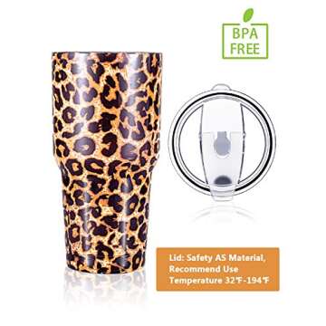 DYNAMIC SE Leopard Tumbler 30oz Insulated Travel Mug