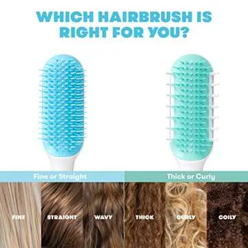 Frida Baby Detangler Brush for Thick Curly Hair - No Tears!