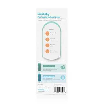 Frida Baby Detangler Brush for Thick Curly Hair - No Tears!