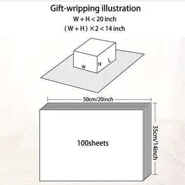 Bobobag 100 Sheets White Tissue Paper for Gift Bags Acid Free Tissue Paper Gift Wrapping Paper,Chris...