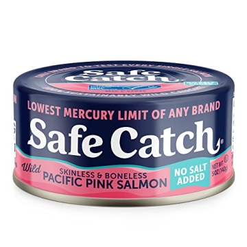 Nutritious Safe Catch Wild Pacific Salmon No Salt Added