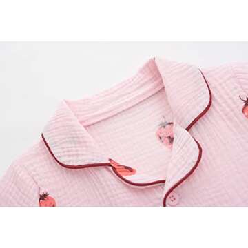 Adorable BINIDUCKLING Baby Pajamas - Summer Short Pjs for Toddler Girls 3T Strawberry