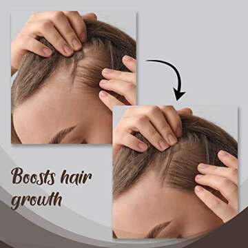 HerStyler Castor Oil Hair Serum: Growth, Shine & Repair with Vitamin E