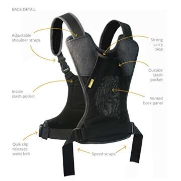 Cotton Carrier CCS G3 Camera and Binocular Harness - Grey