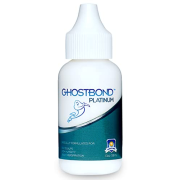 GHOSTBOND Platinum Water Resistant Wig Glue for Extreme Heat - 1.3oz - Hair Replacement Adhesive for...