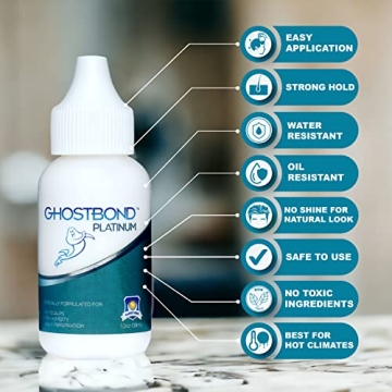 GHOSTBOND Platinum Wig Glue - Invisible & Durable Hold 1.3oz