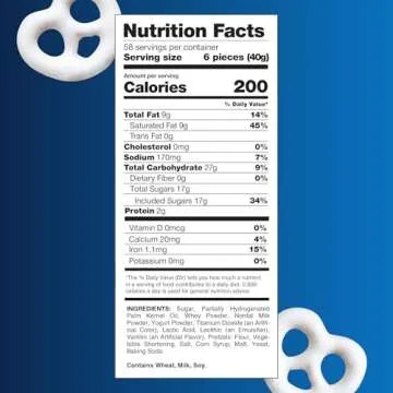 Vanilla Yogurt Covered Pretzels - 5 Pound Bulk Pack - Sweet and Salty Snack