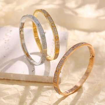 Elegant KUAUTD Gold Bracelet for Women - Gift Ready