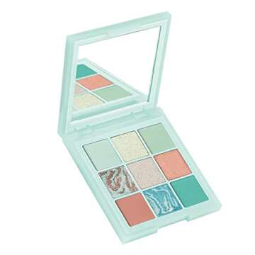 HUDA Beauty Mint Pastel Obsessions Eyeshadow Palette for All Skin Types