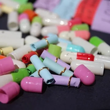 Cute Capsules in Glass Bottle - Love Notes for Couples