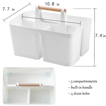 rejomiik Portable Shower Caddy for College and Home Storage