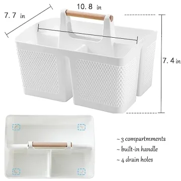 rejomiik Portable Shower Caddy for College and Home Storage