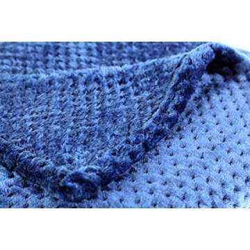 DII Home Essentials Ultra Plush Travel Stadium Blanket - Navy 36" x 48"