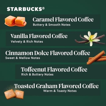 Starbucks K-Cup Coffee Pods Variety Pack for Keurig Brewer