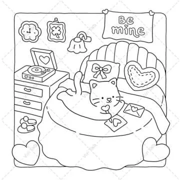 Sweetheart Coloring Book for Teens & Adults with Adorable Animals