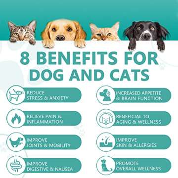 (2 Pack) Max Potency Hemp Oil for Dogs & Cats - Help Anxiety Stress Pain Inflammation Arthritis Aggr...